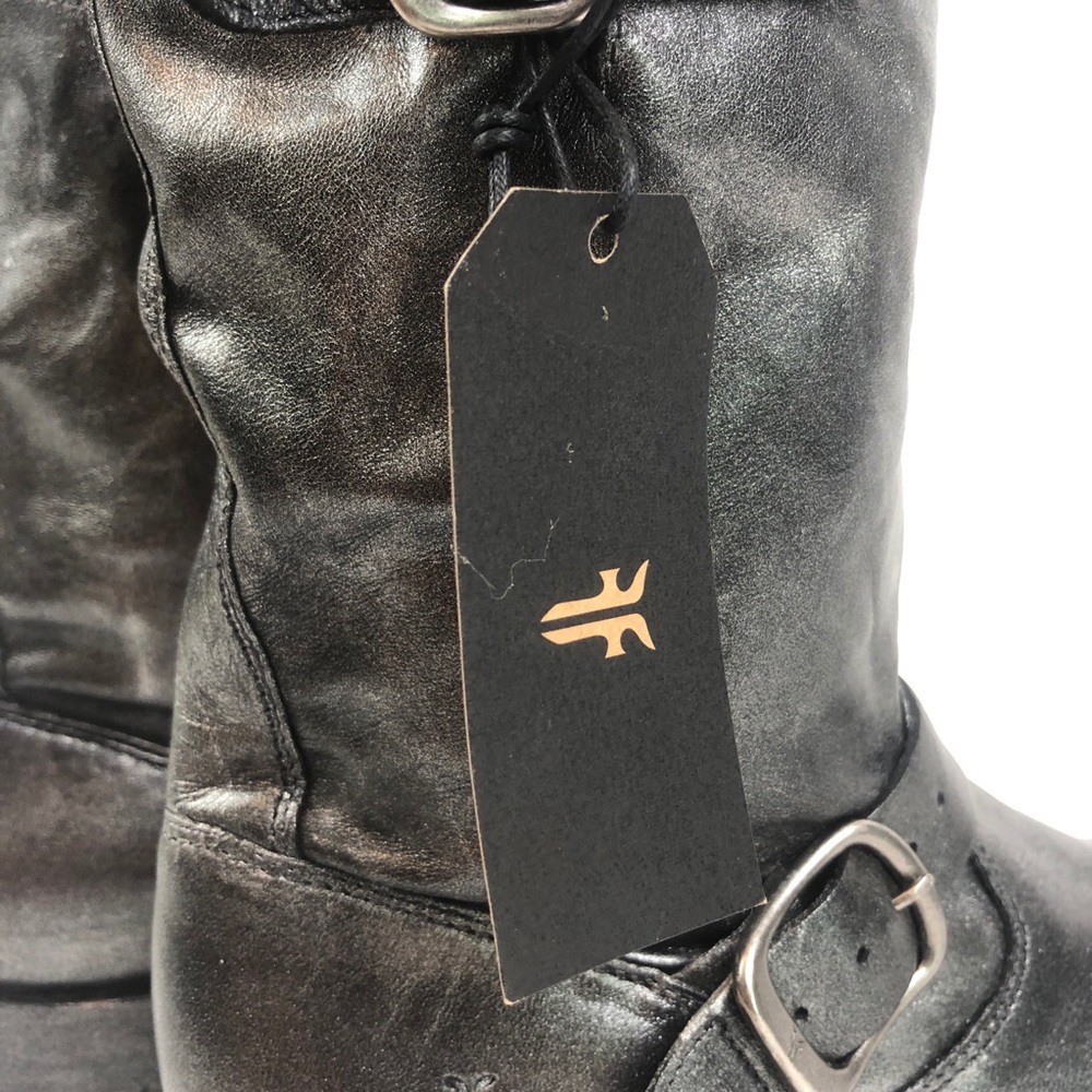 NWT Frye | Women’s Metallic Veronica Ankle Boots - Picture 10 of 14